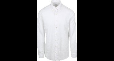 McGregor Overhemd Linnen Blend Wit - Maat XXL - Heren