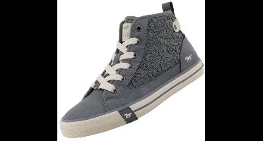 Mustang dames high top sneakers blauw (jeans)