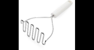 Aardappelstamper, Pureestamper, 25,5 cm, Kunststof/RVS, Wit - KitchenAid