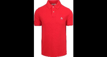 King Essentials The Rene Poloshirt Rood - Maat XL - Heren - Polo shirt Heren met Korte mouw