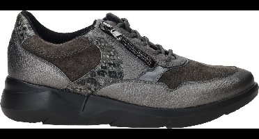 Dames Veterschoenen Waldlaufer K-funky Roxy Asphalt Carbon Oud-zilver - Maat 6