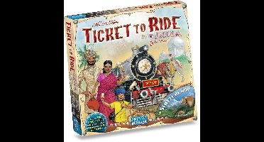 Days of Wonder - Ticket to Ride India & Zwitserland - Uitbreiding - Bordspel