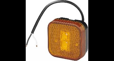 ProPlus Zijmarkeringslamp LED - Waterdicht - 65 x 65 mm - Oranje - 12/24V