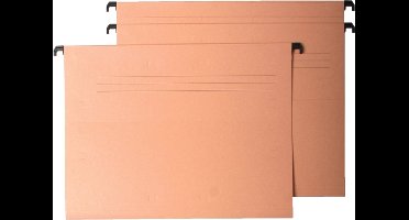 Hangmap Quantore - A4 formaat - V-bodem - Bruin / Charnois