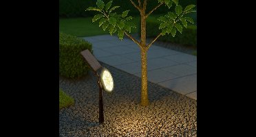 Solar tuinverlichting - Prikspot 'Sunny' - Dual White - Met grondspies - Tuinverlichting op zonne-energie