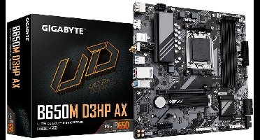 Gigabyte B650M D3HP AX - Moederbord - Micro ATX - AM5 - DDR5 256GB - Wi-Fi 6E