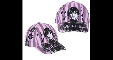 Wednesday Pet - 54 cm - Kinderpet - Baseball cap - 1 stuk - Voor kinderen - Wednesday Raven uitvoering