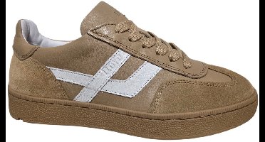 LLoyd Akari Brava Sneakers Beige Wit Leer en Suede Dames - Beige - 38