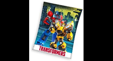 Transformers fleece plaid meerkleurig 130x160cm
