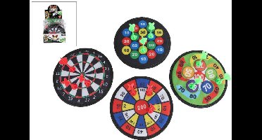 Dartboard met 3 klittenband darts 4ass 19,5cm
