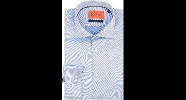 Suitable Overhemd Twill Sleeve 7 Lichtblauw - Maat 41 - Heren - Overhemden Formeel