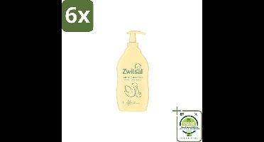 Zwitsal Shampoo Anti-Klit 400 ml - Voordeelverpakking - 6 stuks - Baby haar reinigen - Anti-klitten shampoo