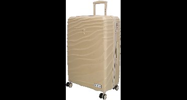 Zebra Trends Sandy Koffer - 28 Inch - Grote Reiskoffer - Gerecycled - TSA - Vakantie - Lichtgewicht - Zand