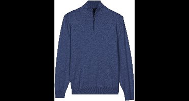 Baileys - Heren Trui - Gebreide Pullover - Regular fit - Mid Blue - 528400-655