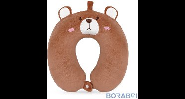 Nekkussen - U-vormig - Cartoonpatroon - 32x30 cm