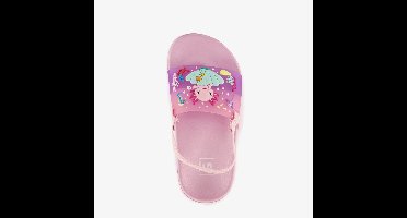 Roze meisjes badslippers met axolotl - Maat 26