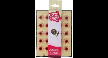 FunCakes Chocolade Decoraties - Half Oogbal - Set/25