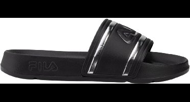 Fila Slippers Dames Morro Bay Logo Zwart-Grijs