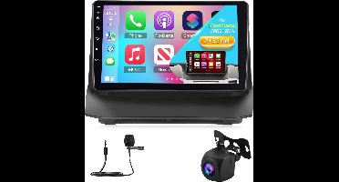 Android Autoradio – Autoradio Navigatie – Auto Multimedia Systeem – Auto Radio Speler – Auto Entertainment – 9 Inch Touchscreen – Draadloze CarPlay & Android Auto – Achteruitrijcamera & Stuurwielbediening