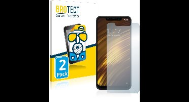 BROTECT - Screenprotector voor Xiaomi Pocophone F1 - Folie Beschermfolie matte 2 Stuks
