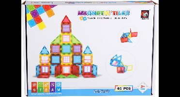 Magnetische Tegels - 45 Delig 6,5 cm