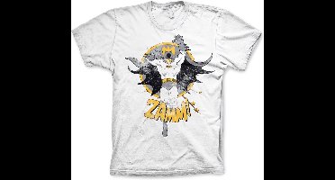 DC Comics Batman Heren Tshirt -L- Zamm! Wit