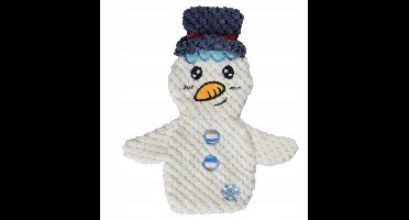 Kerst Hondenspeeltje Sneeuwpop - Zacht & Knisperend