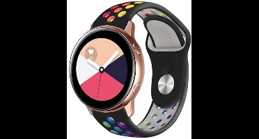 Ademend Sport Armband voor Smartwatches - Siliconen Vervangband 20mm