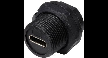 TRU COMPONENTS TC-E10T-FT3-PPF TC-13543612 USB-C 3.0-bus voor montage aan de achterkant (met schroefdraad) 1 stuk(s)