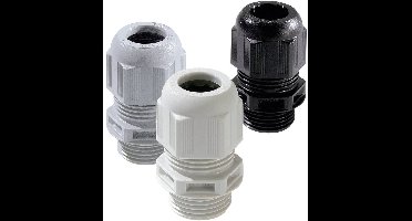 Wiska 10066391 Wartel M16 Polyamide Grijs-wit (RAL 7035) 50 stuk(s)