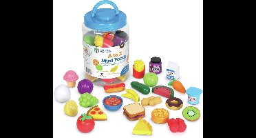 Learning Resources educatief speelgoed A to Z Mini Foods multicolor.