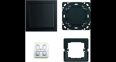 ABB Busch-Jaeger 6716 UJ-885 Future FoH Schakelaarset Mat Zwart - 2CKA006710A0016 - E3MKF