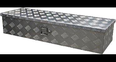 Gereedschapskist aluminium 950x320x190mm kofferslot - Disselbak - Disselkist - Gereedschapskist - Disselkist Aanhangwagen - Novio