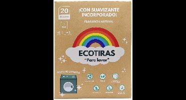 Ecostrips voor wasmachines met wasverzachter (40 wasbeurten) 20 eenheden|Eco strips for washing machines with fabric softener (40 washes) 20 units|Bandes écologiques pour machines à laver avec assouplissant (40 lavages) 20 unités