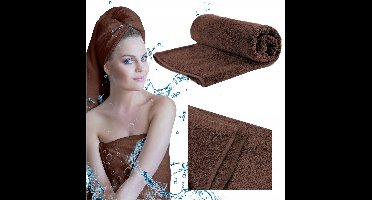 Zachte Katoenen Badhanddoek Frotte 50x100cm Sneldrogend