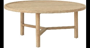 DTP Home Coffee table Forte round large,35xØ80 cm, teakwood natural
