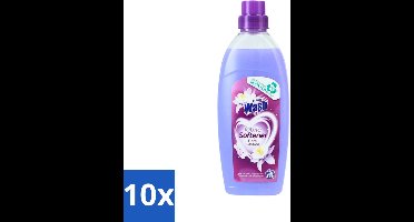 10 x At Home - Wash - Wasverzachter - Floral Passion - 20 Wasbeurten - Wasverzachter - Wasverzachter Floral Passion - Wasverzachter Voor Kleding - Wasverzachter Voor Alle Stoffen - Wasverzachter Voor Katoen