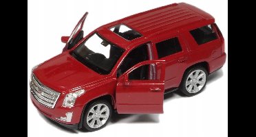 Welly Cadillac Escalade 2017 Modelauto Rood - Openende Deuren