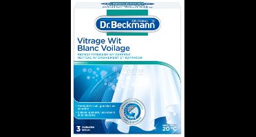 Dr. Beckmann Vitrage Wit - 4 x 3 x 40 gr - Voordeelverpakking