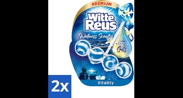 2 x Witte Reus - Wellness Scents Toiletblok - Vitality - 1 Toiletblok - Toiletblok - Geur - Reiniging - Essentiële Oliën - Wellness