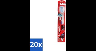 20 x Colgate - Tandenborstel - 360 Optic White Medium- Wit - 1 Tandenborstel - Tandenborstel - Tanden Reinigen - Mondverzorging - Wittere Tanden - 360° Reiniging
