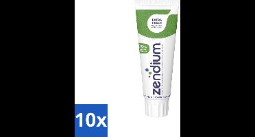 10 x Zendium Tandpasta Extra Fresh 75 ml - Tandpasta - Enzymen - Natuurlijke Tandpasta - Mondgezondheid - Fluoride
