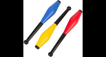 Spordas jongleerclubs set van 3 - kleurrijk jongleer speelgoed.
