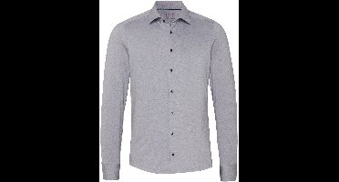 Pure Shirt Melange Grey - Maat 40 - Heren - Overhemden Formeel