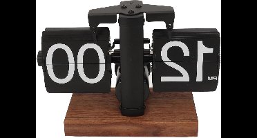 Thelau - Retro Digitale Tafelklok met Groot Getal en Neerklapbaar Ontwerp - Batterij-gevoede Klok voor Thuiskantoor of Café