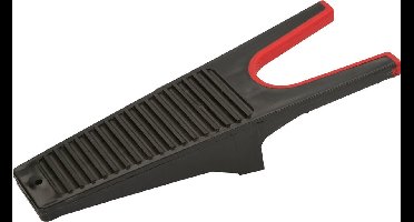 Excellent Laarzenknecht – Gebruiksvriendelijke laarzentrekker - Uittrekhulp - Hielbescherming - Rubberlaag tegen krasvorming - Zwart/Rood - 1 Stuk