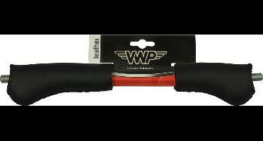 Vwp Handvat verstelbaar leer city 120/90 mm zwart per paar