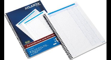 Doorschrijfkasboek Atlanta A4 - Geen BTW kolommen - 50 x 2 vel