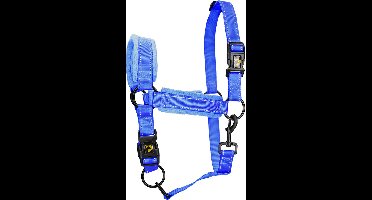 Excellent Horse Superior Essential Halster - XS (Veulen) - Reflecterend - Fleece onderlegde neusriem - Paarden - Blauw