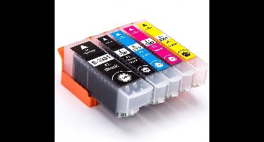 Inktcartridge Geschikt voor Epson 33XL - Multipack van 5 stuks - Met Chip